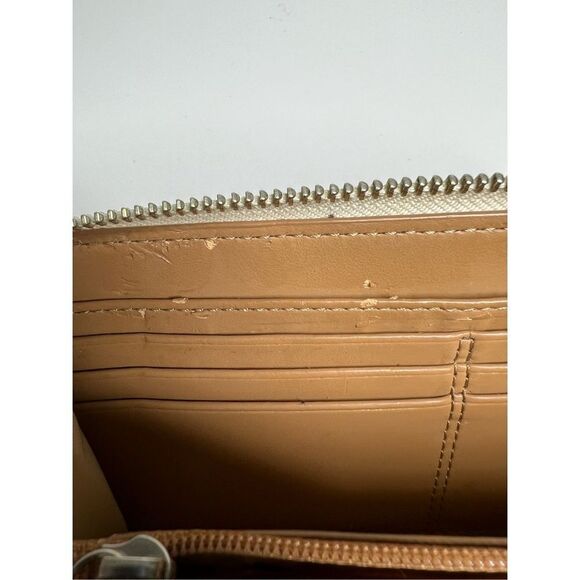 Rare Coach Ashley hand drawn scarf print wallet - Picture 7 of 15